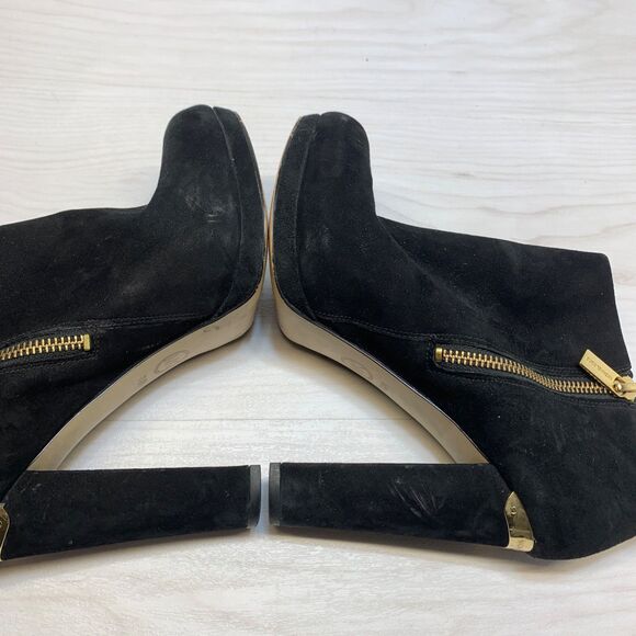 Michael Kors Women's Black Platform Bootie Ankle Boots - Size 7.5M - Picture 4 of 12